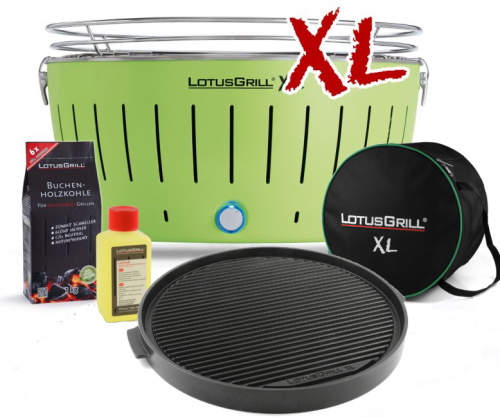 Asia-Set LotusGrill XL Limettengrün, 5-tlg.