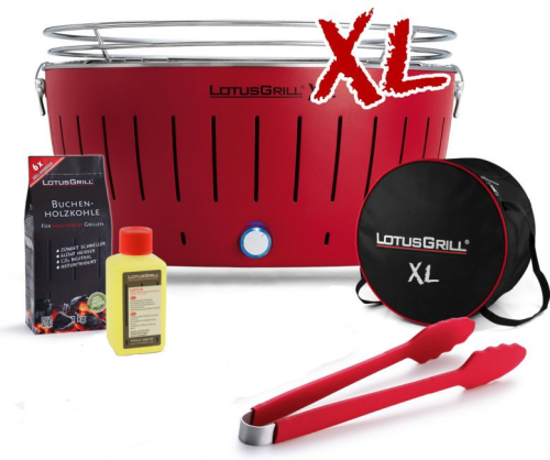 LotusGrill XL StarterSet Feuerrot